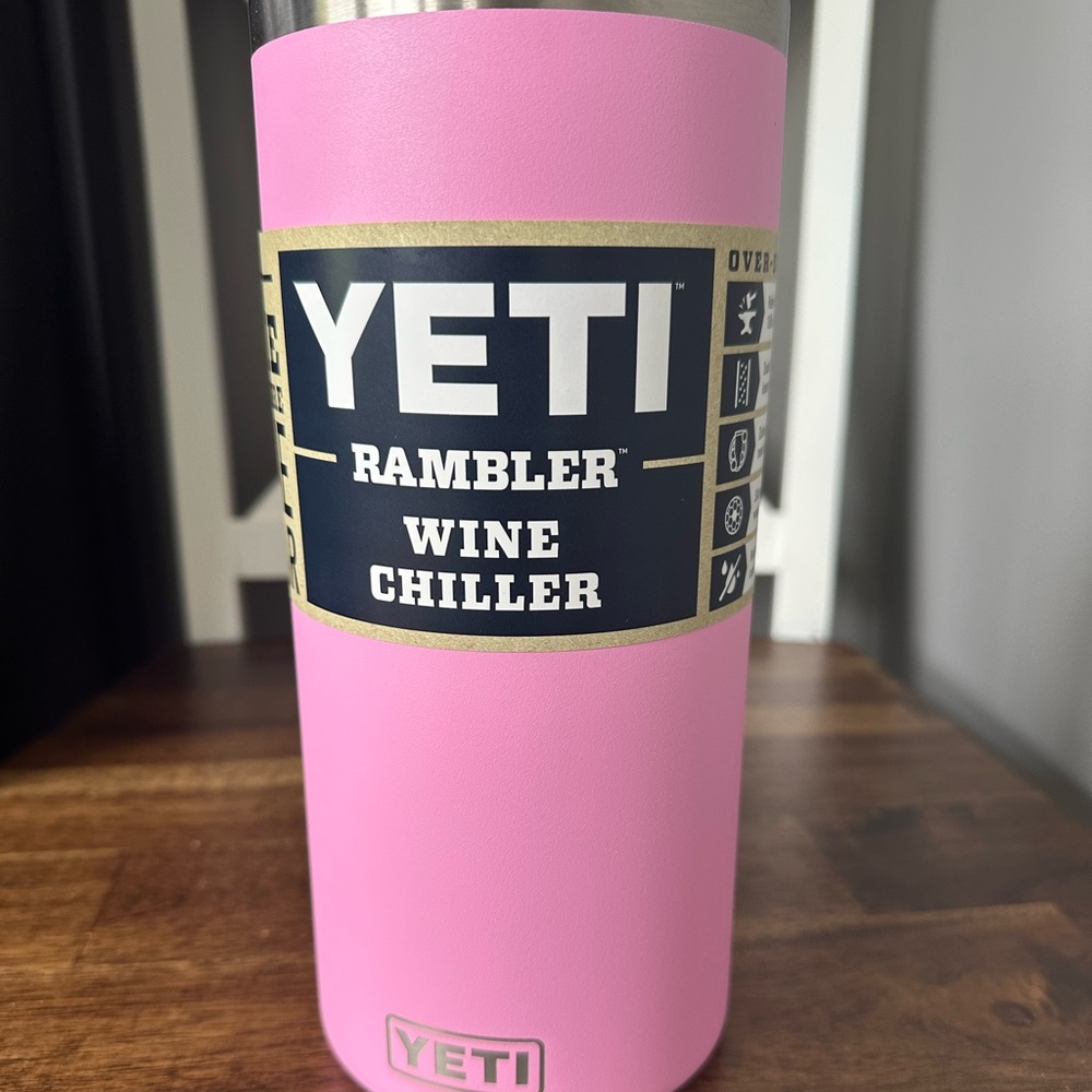 YETI Rambler Wine Chiller in Vibrant Pink